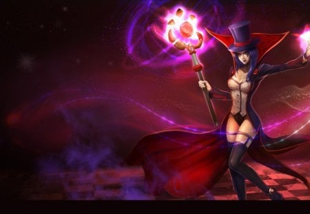 League of Legends - Prestigous LeBlanc (Chinese Art) - prestigous, hat, legend, magic, league, of, art, lol, top, lb, leblanc, magician, chinese, legends