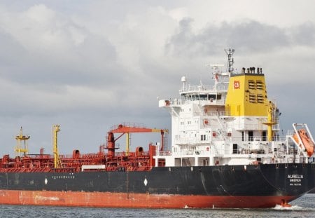 Tanker - tanker, water, ship, boat