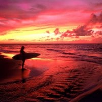 Sunset Surfer