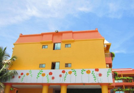 Hotel - lovely, hotel, bright, colorful