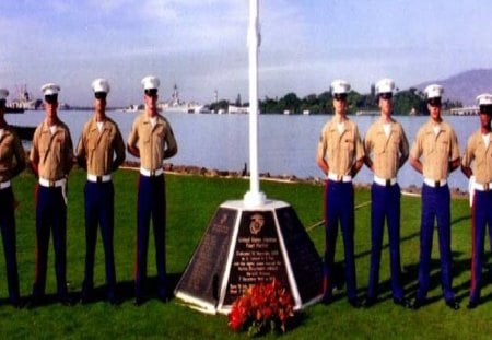 marine_memorial_dedication - marines, usmc, recon, military