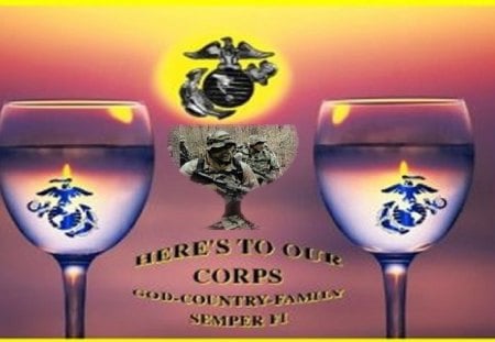 John's Toast To The Corps - marines, marine corps, recon, usmc