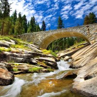 Mountain bridge