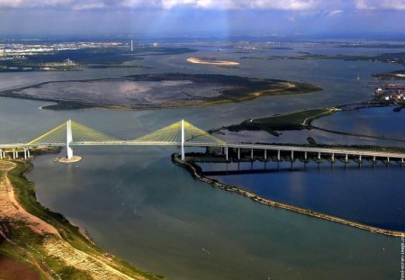 Golf of Mexico 2005 - mexico, nature, sky, view, beach, photography, architecture, bridge