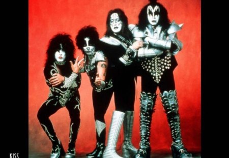 Kiss - rock and roll, heavy, guitars, band, rock, makeup