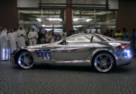 BENZ BUILT IN WHITE GOLD - abu dhabi registration, billion dollar car