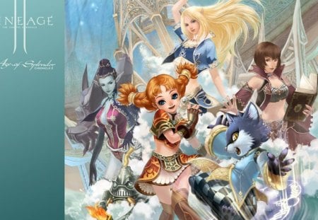 Lineage 2 The Chaotic Chronicle - girls, games, cat, game, the chaotic chronicle, lineage 2