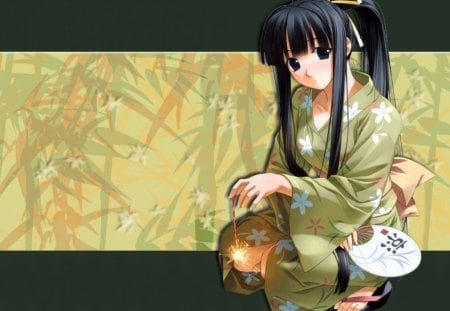 Geisha - anime, girls, geisha