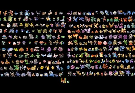 all Pokemons - all creatures, pokemon, pikatshu