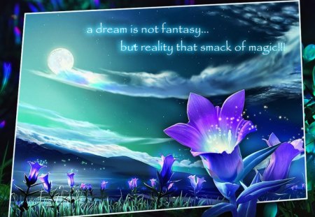 wallpaper magic - magic, digital art, drema, wallpaper, fantasy, flower