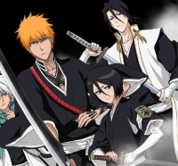 Toushirou, Ichigo, Rukia, Byakuya