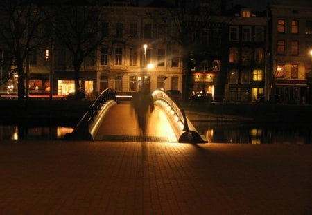 westersingel rotterdam - city, architecture, dark, lights