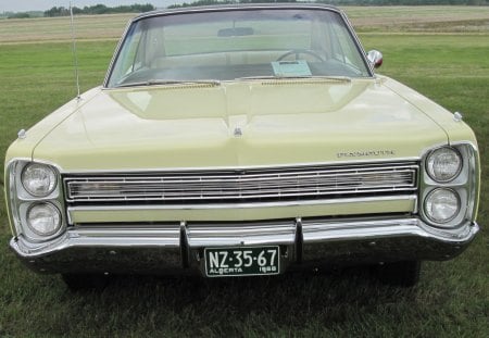 1968 Plymouth at the car show - nickel, car, photography, plymouth, green