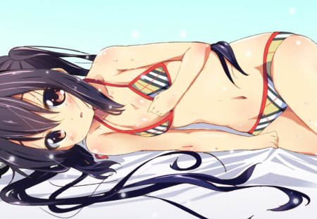 Nakano Azusa - pretty, girl, k-on, anime, cute