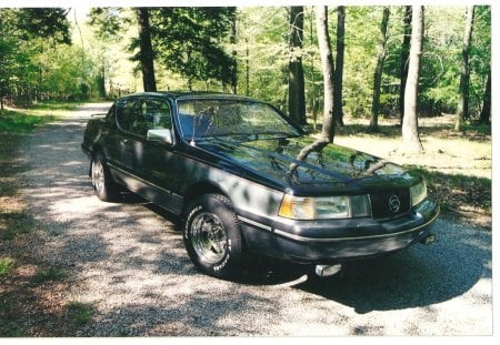 1987 Mercury Cougar LS - 1987, mercury, cougar ls, country side