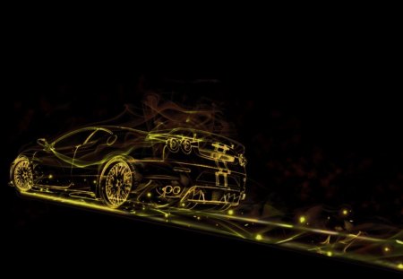 wallpaper car 2 - abstract, cars, fire, digital art, wallpaper