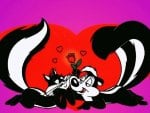 peppy le pew in love