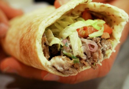 CHICKEN SHAWARMA - nice, fast, hot, beautiful, food