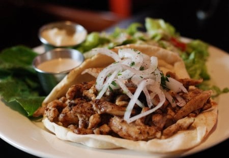 CHICKEN SHAWARMA - fast, beautiful, hot, food, nice, ymmy