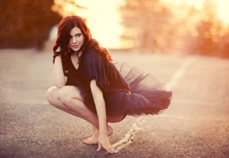 Red Hair - woman, model, hair, red