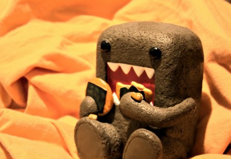 Domo ( Hungry ) - domo, cute, cartoon, hungry