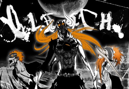 Hollow Ichigo - anime, ichigo, bleach, hollow