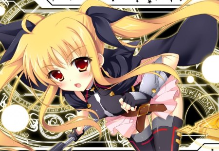 Nanoha Raiou - anime, cute, girl, pretty