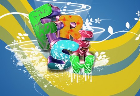 3d text - digital art, 3d, text, photoshop