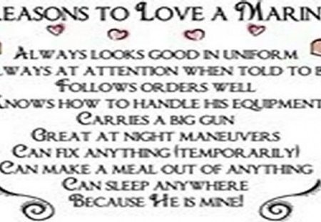 reasons to love a marine - marines, usmc, marine corps, recon