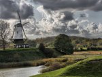 Windmill in Landscape