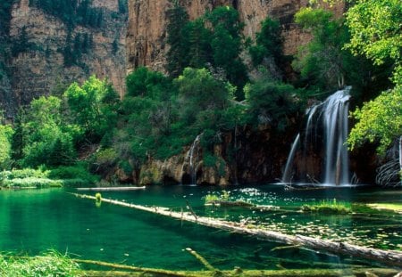 hanging lake glenwood canyon colorado - lake, canyon, falls, green