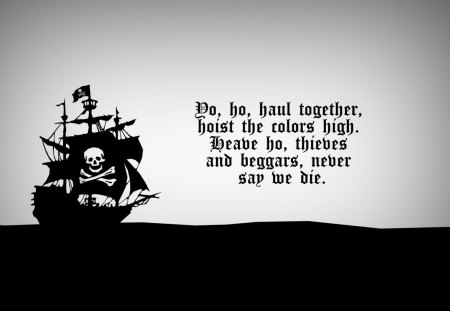 Pirates Saying - saying, pirates, dark, skull