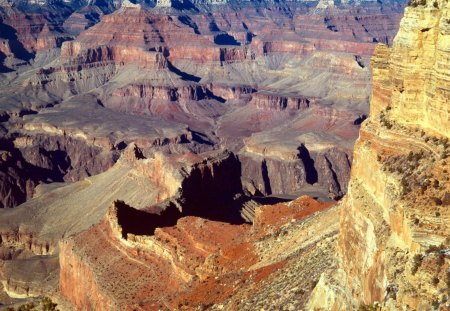 Mighty Grand Canyon - rock, canyons, nature, amazing