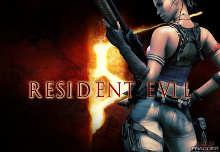 Sheva Alomar - resident evil, jeans, sheva alomar, anime, female, guns, singlet, weapon, games, video games