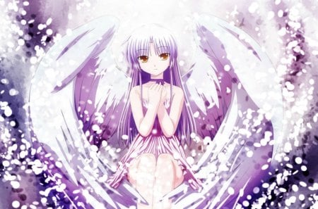 Hope - hope, anime, angel, snow