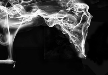 wallpaper smoke - girls, digital art, smoke, wallpaper