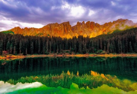 Lake - mountian, lake, nature, beautiful