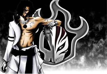 Coyote Starrk - anime, logo, starrk, coyote starrk, espada, mask, bleach, hollow mask, arrancar