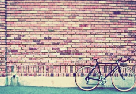 Vintage Cycle - cycle, brick, bike, vintage