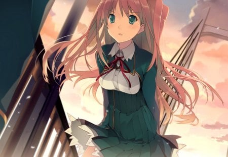 Chisato Sumiyoshi New - koichoco, game, anime, chisato, girl, beauty, wall