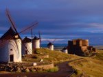 windmills in cosuegra spain