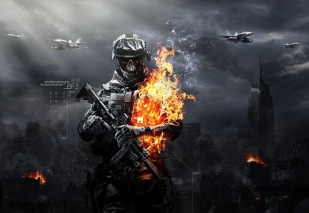 Battlefield - battle, zombie mod, battlefield, bf3