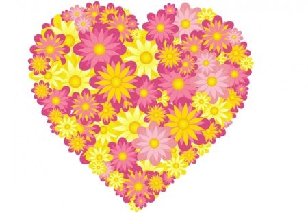 Flower power - pretty, heart, awesome, flower, flower power