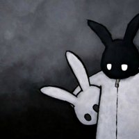 Sad Dark Bunny ~