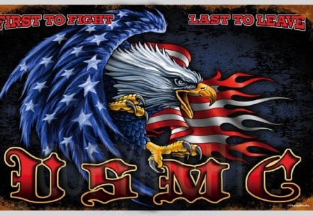 First To Fight Last To Leave - marines, marine corps, recon, usmc