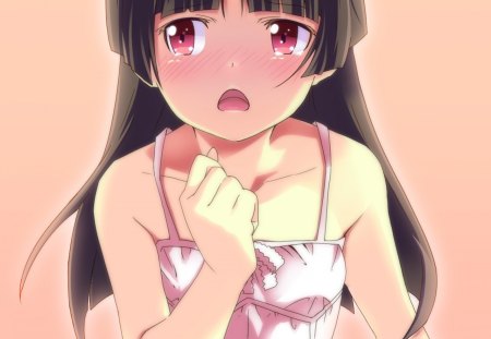 kuroneko - ore no imouto, anime, kawaii, girl, cute, kuroneko, imouto, blue eyes