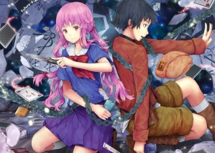 MN Cupid - cool, wall, anime, new, mirai nikki