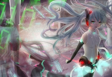 Miku HD Wall - new, miku, anime, volc