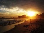 copacabana at sunset