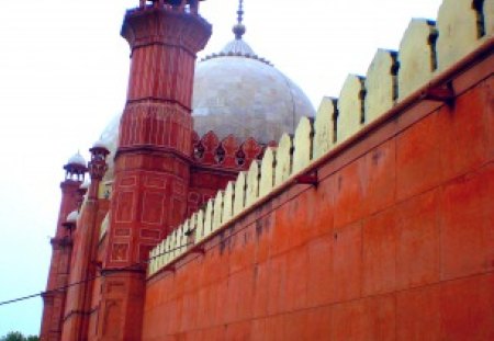 Happy Ramadhan - baadshahi mosque, happy ramadhan, lahore, architecture, religious